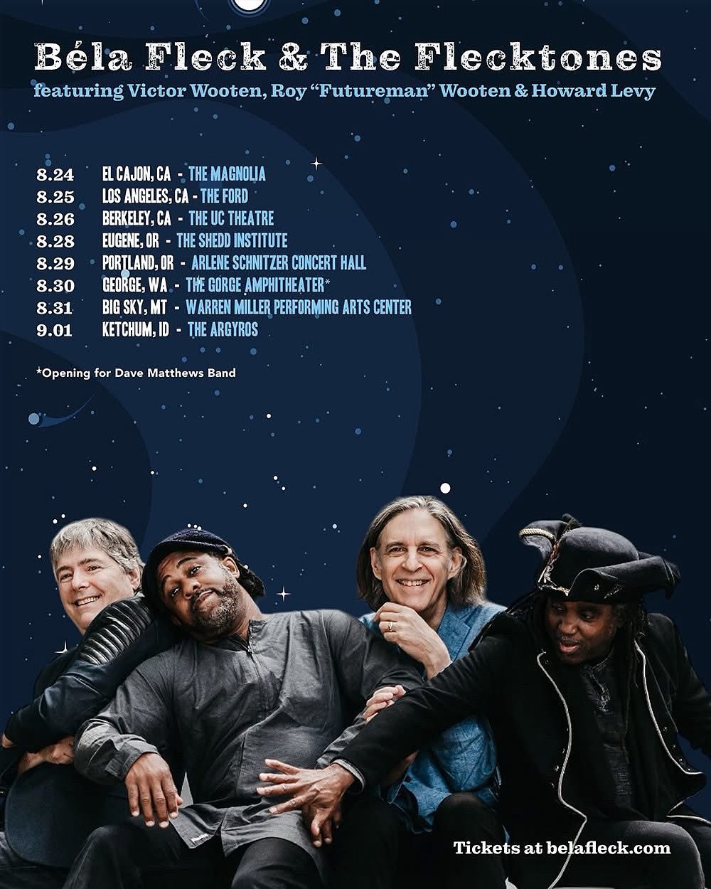 Béla Fleck & The Flecktones Jingle All The Way Tour Poster 2025
